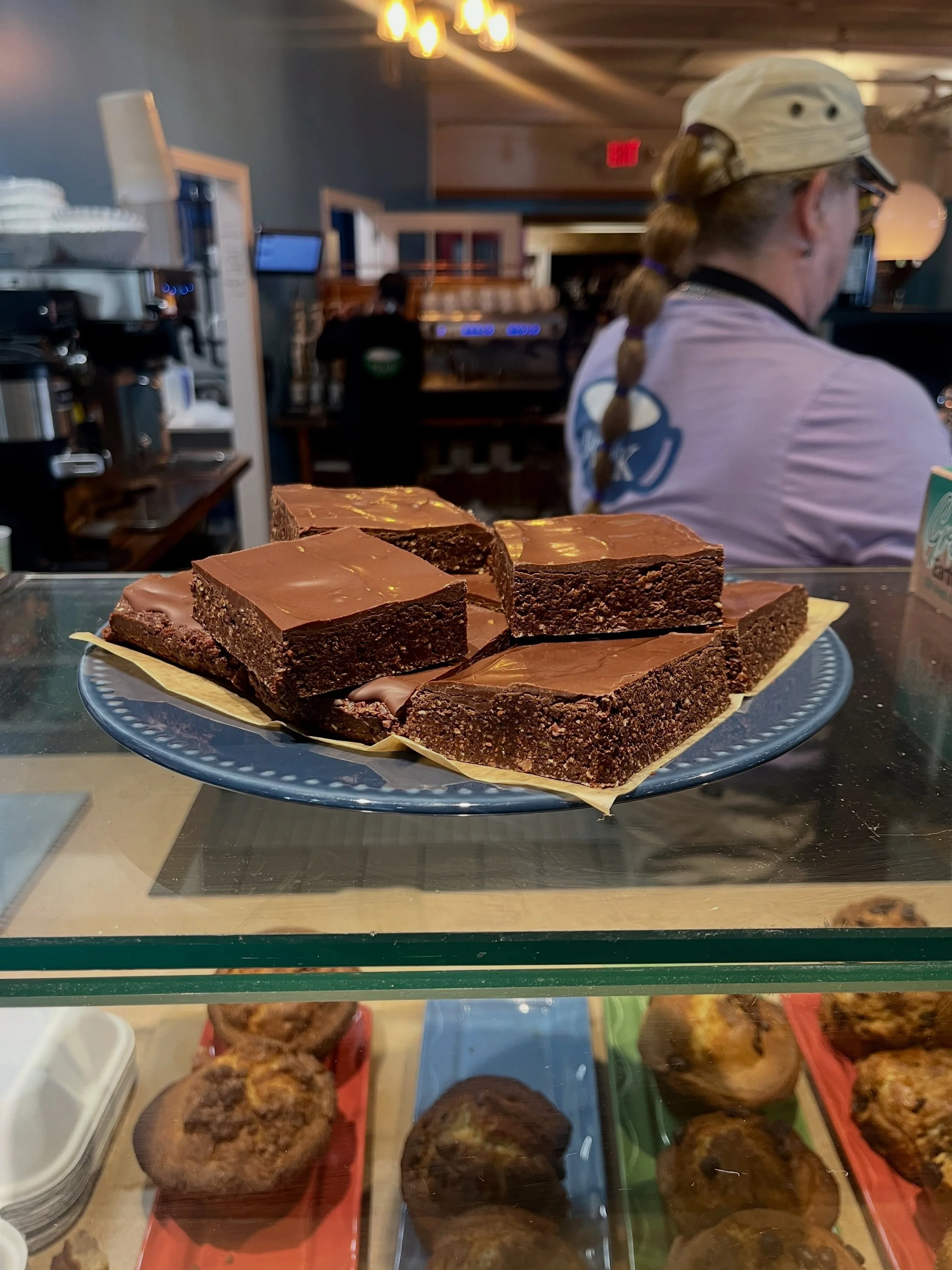 New menu item unlocked: Vegan &amp; Gluten Free Chocolate &amp; Hazelnut Date Bars! 🍫🌰

Available at both Perk and @drinkpedals !

#ctfoodie #cteats #connecticutfoodie #connecticutrestaurants