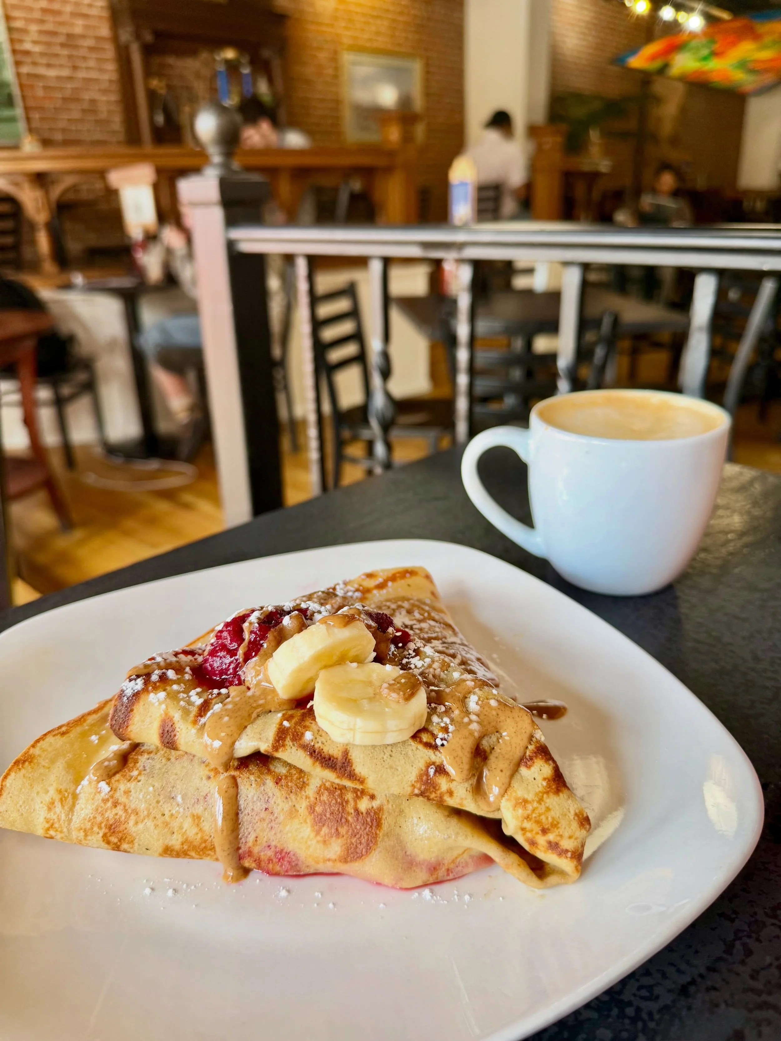 A sweet crepe is always a good idea 🍽️ 

📍 Perk on Main, Middletown, CT

#perkonmain #middletownct #ctcoffee #connecticutcoffee #crepes sweetcrepe latte coffeelover ctfoodie supportlocalct coffeeshop connecticut foodie