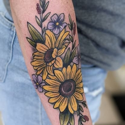 Sunflower Tattoo Meaning  What Do Sunflower Tattoos Symbolize