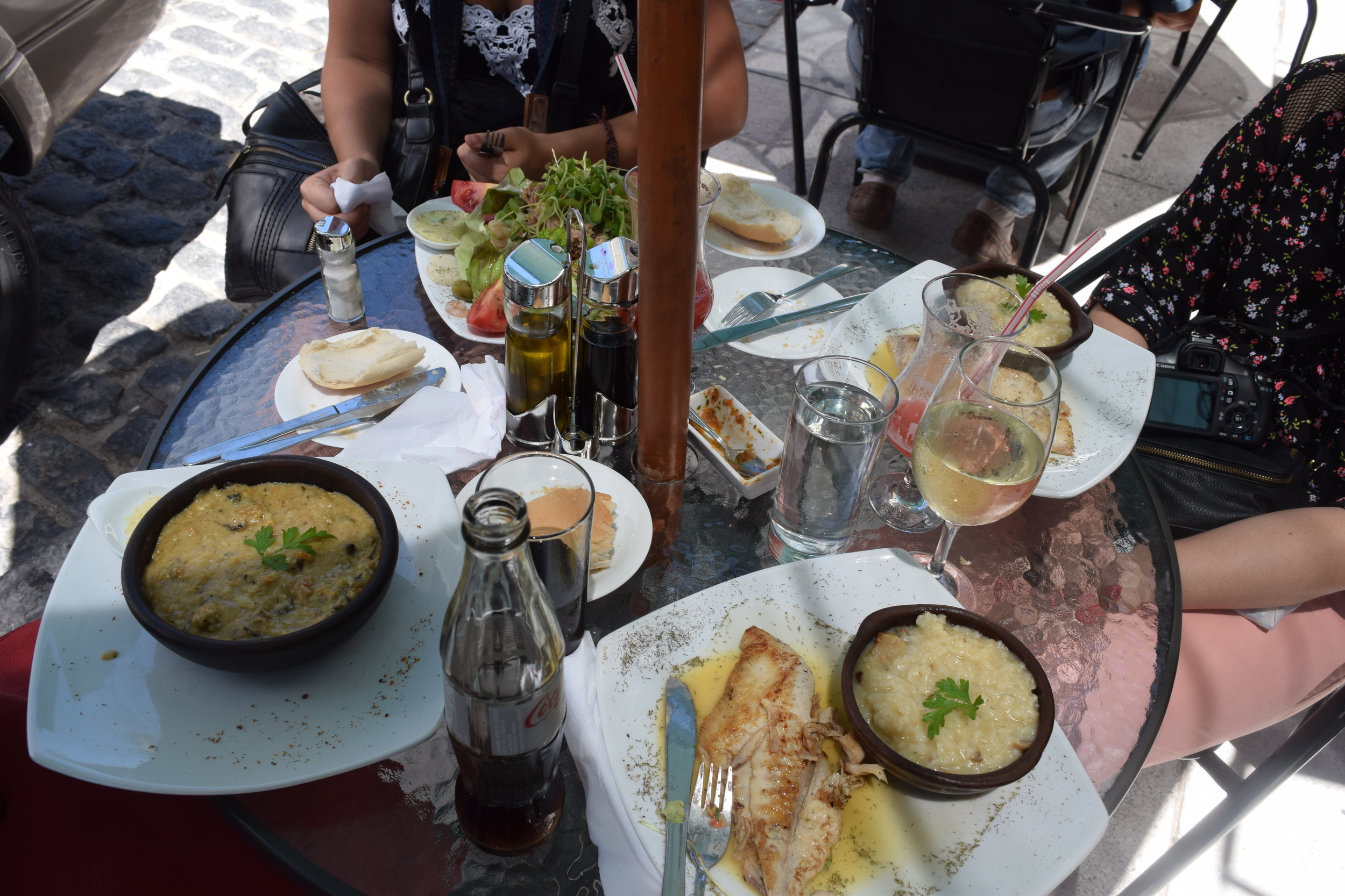 Lunch at Cafe del Pintor. I didn't know this until I started writing this post, but it's the #1 ranked restaurant in Valparaiso on TripAdvisor! 