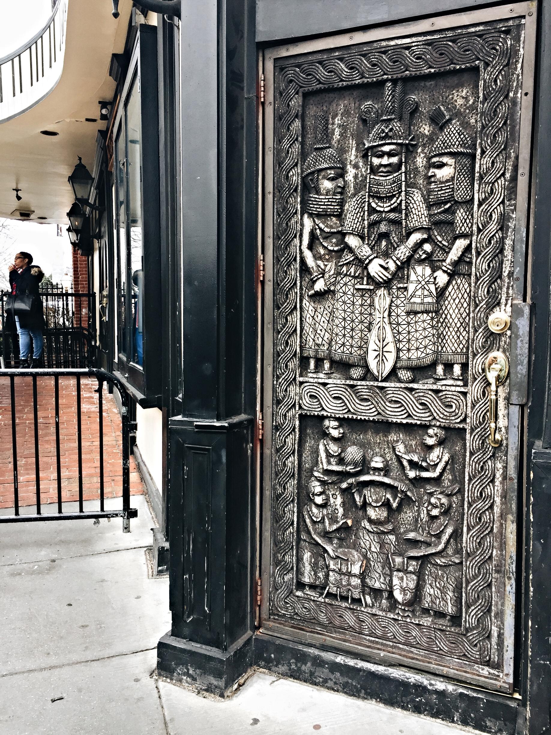 Even the doors of the Bohemian Cavern were beautiful.
