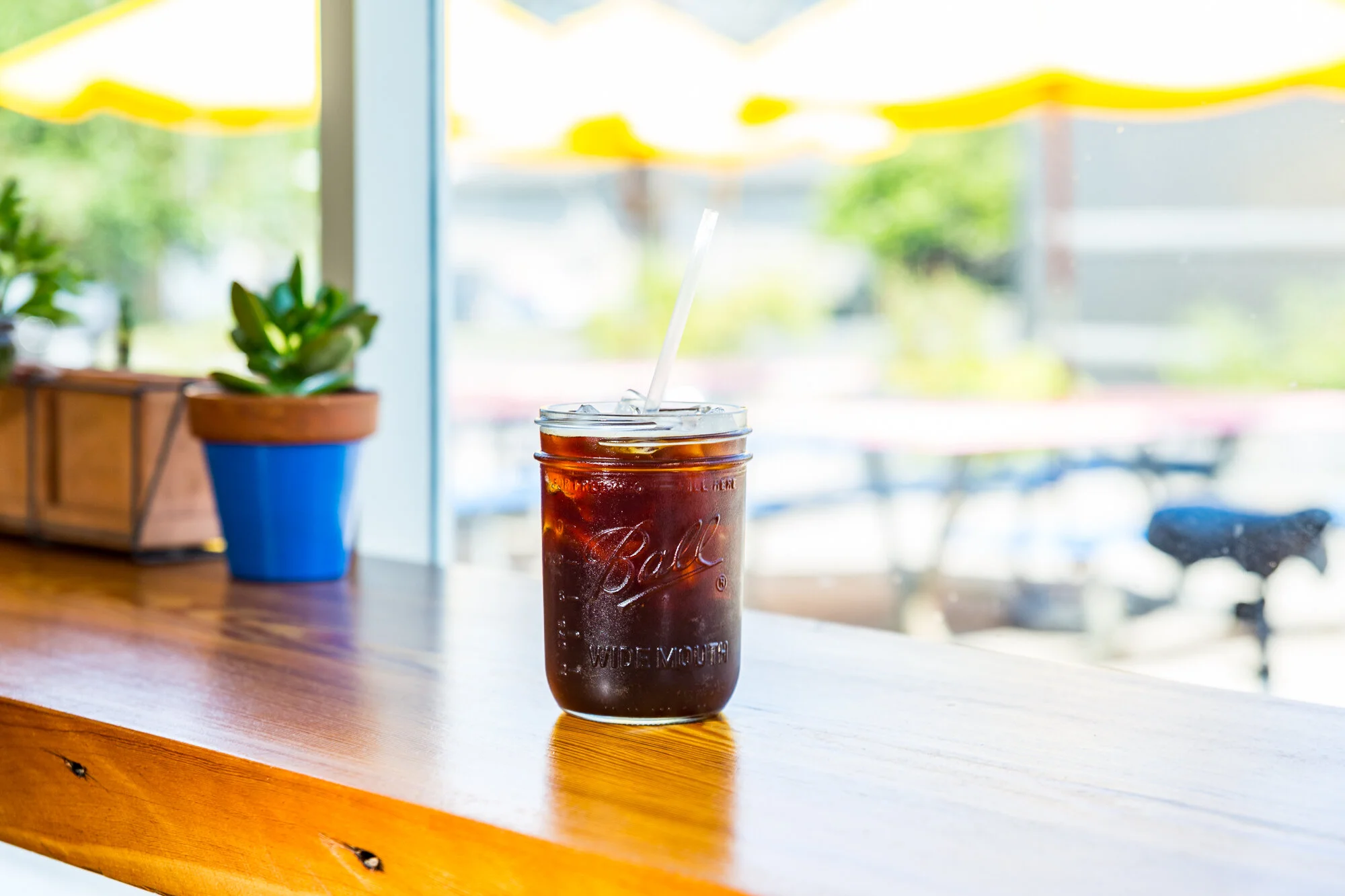 Full Stop Station Coffee By the Window