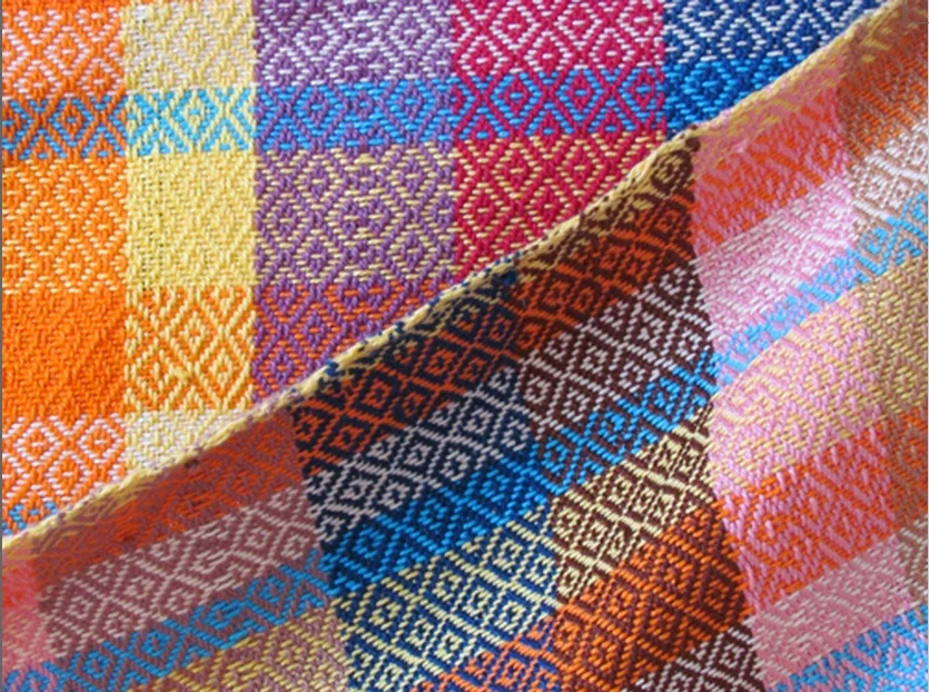weaving by artist Lloyd Whitcomb