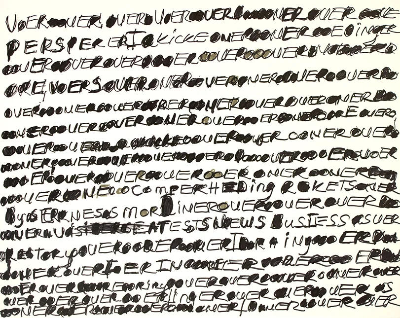 Marker on Panel, 2015