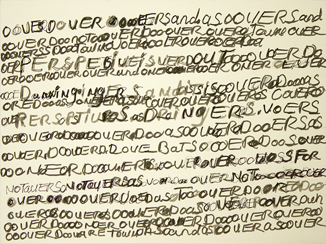 Marker on panel, 2015