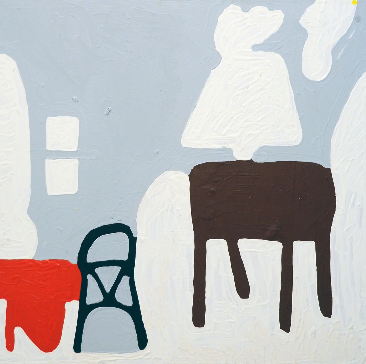 Untitled, acrylic on canvas, 30" x 30", 2015