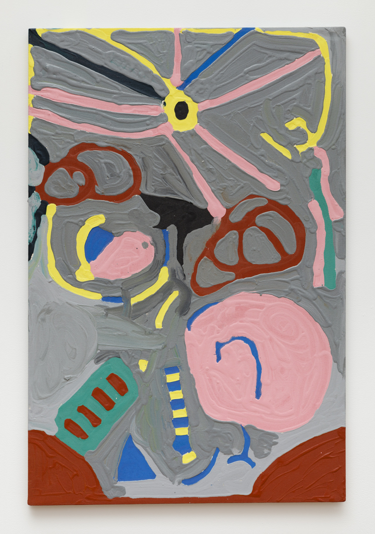 Nancy Graves, acrylic on canvas, 36" x 24", 2014