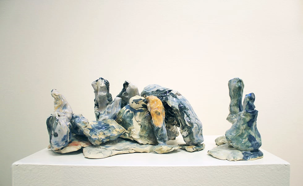 Mirov Menefee, Untitled , ceramic, dimensions variable, 2015