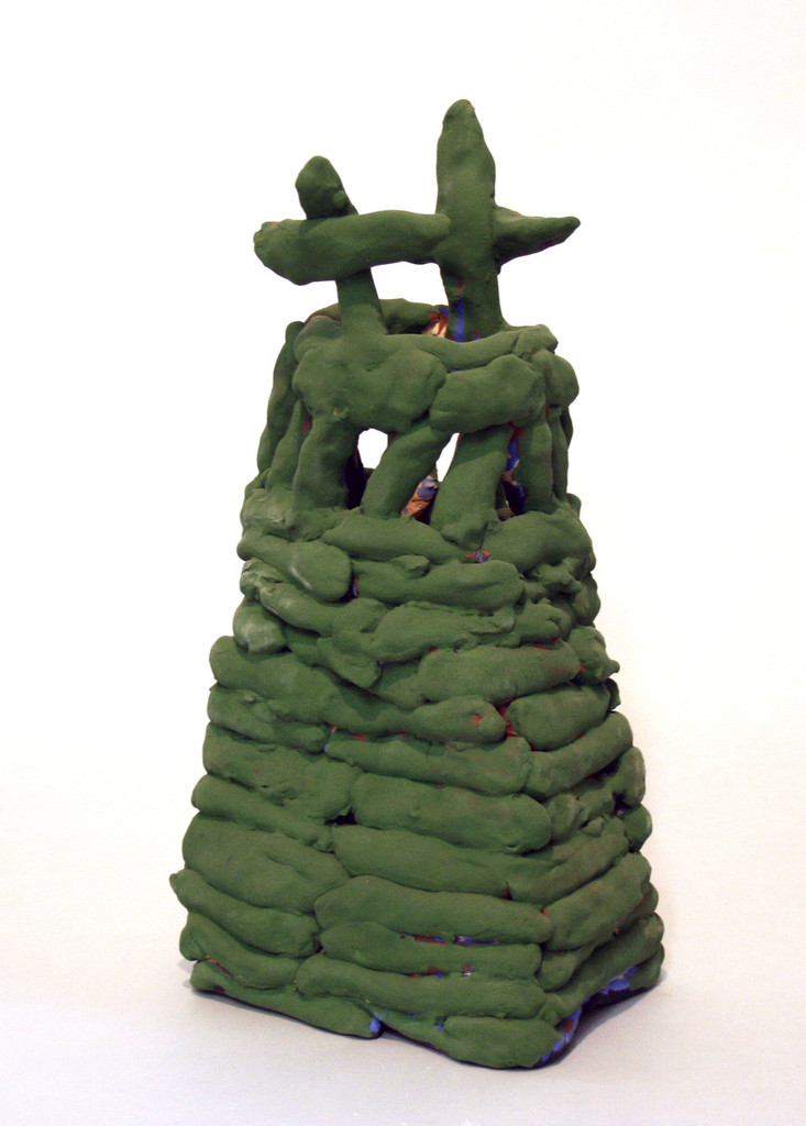 Untitled, glazed ceramic, 15" x 8" x 5", 2014 all images courtesy NIAD