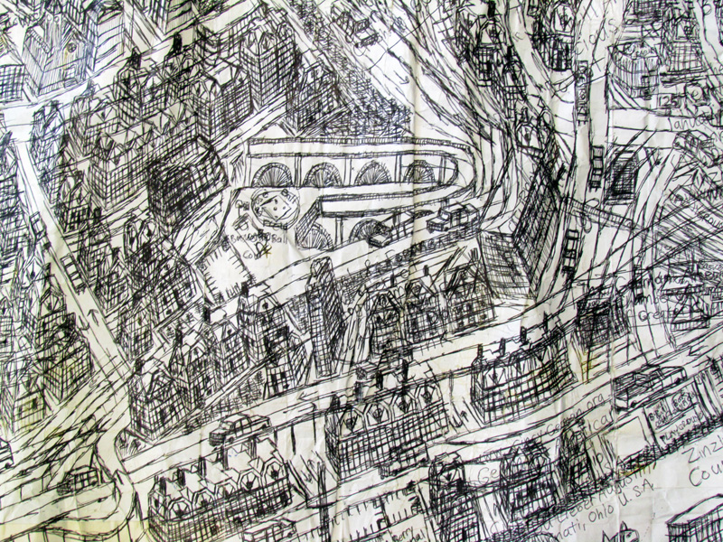 Cincinnati Map , 2009 (detail)