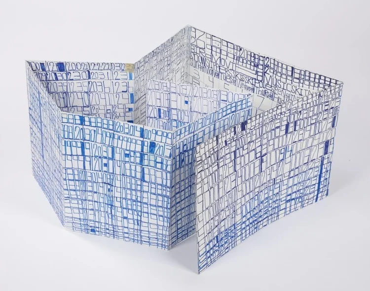 Yasmin Arshad , Untitled , marker on paper, image courtesy Gateway Arts