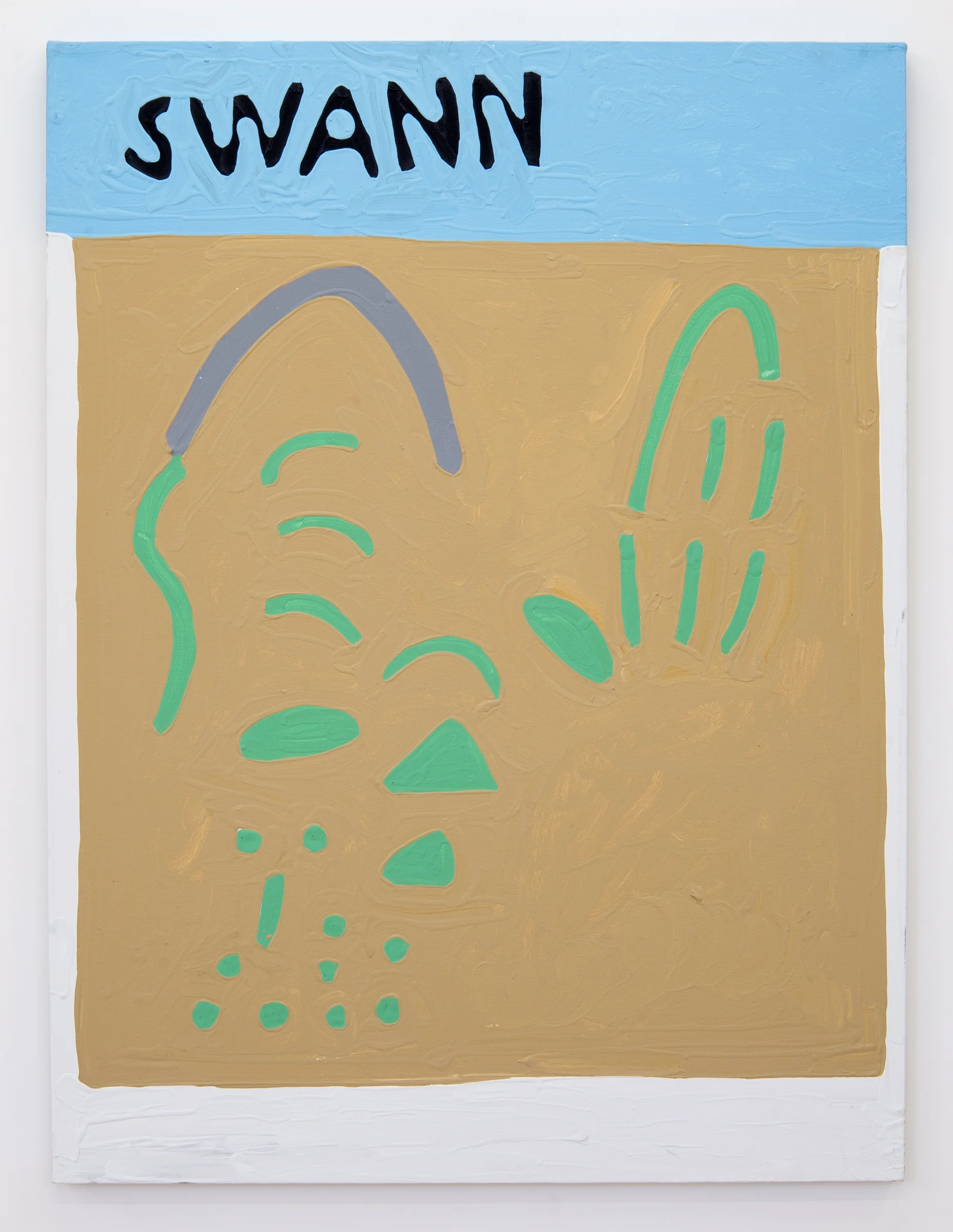 Untitled, acrylic on canvas, 40 x 30 inches, 2015