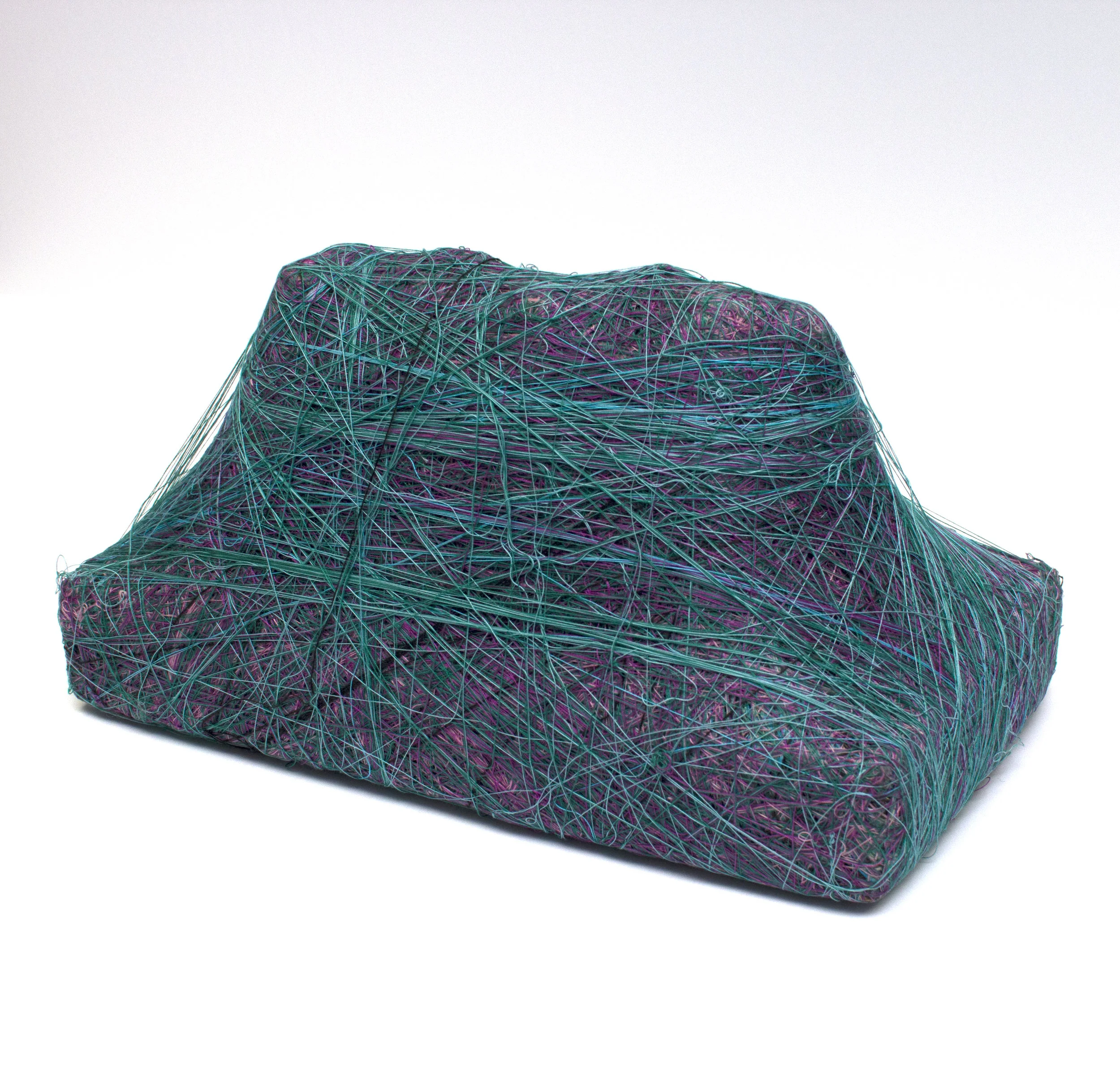Tony Pedemonte, Untitled , 2018, thread and wood