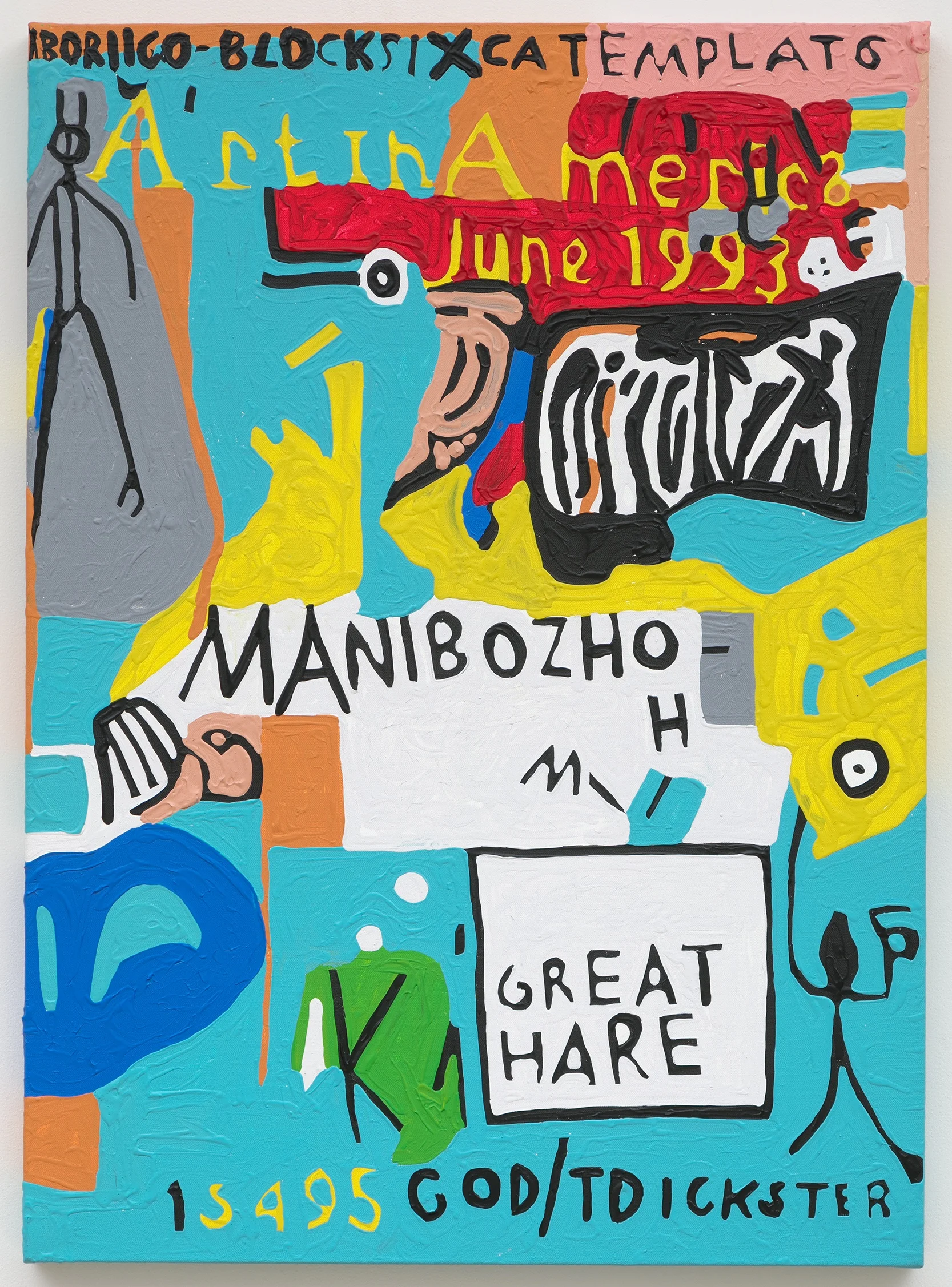 Marlon Mullen, Untitled , 2018, acrylic on linen, 36 x 24 inches