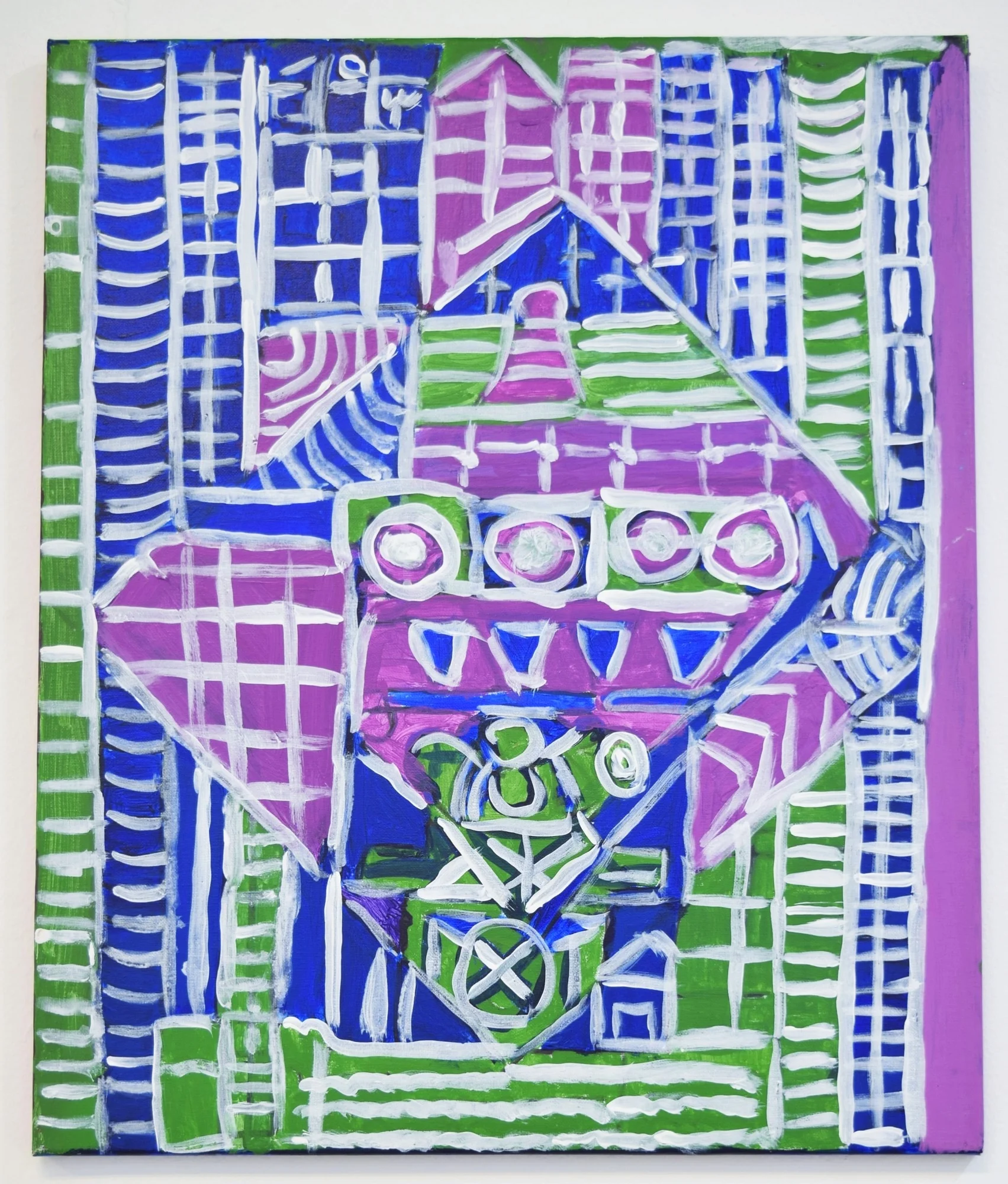 Dave Krueger, The Field of Dreams , 2018, Acrylic on canvas, 24” x 20”
