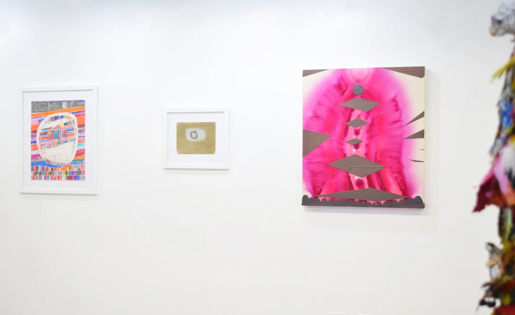 Installation view: Christianne Msall, Susan Pasowicz, and Adam Scott