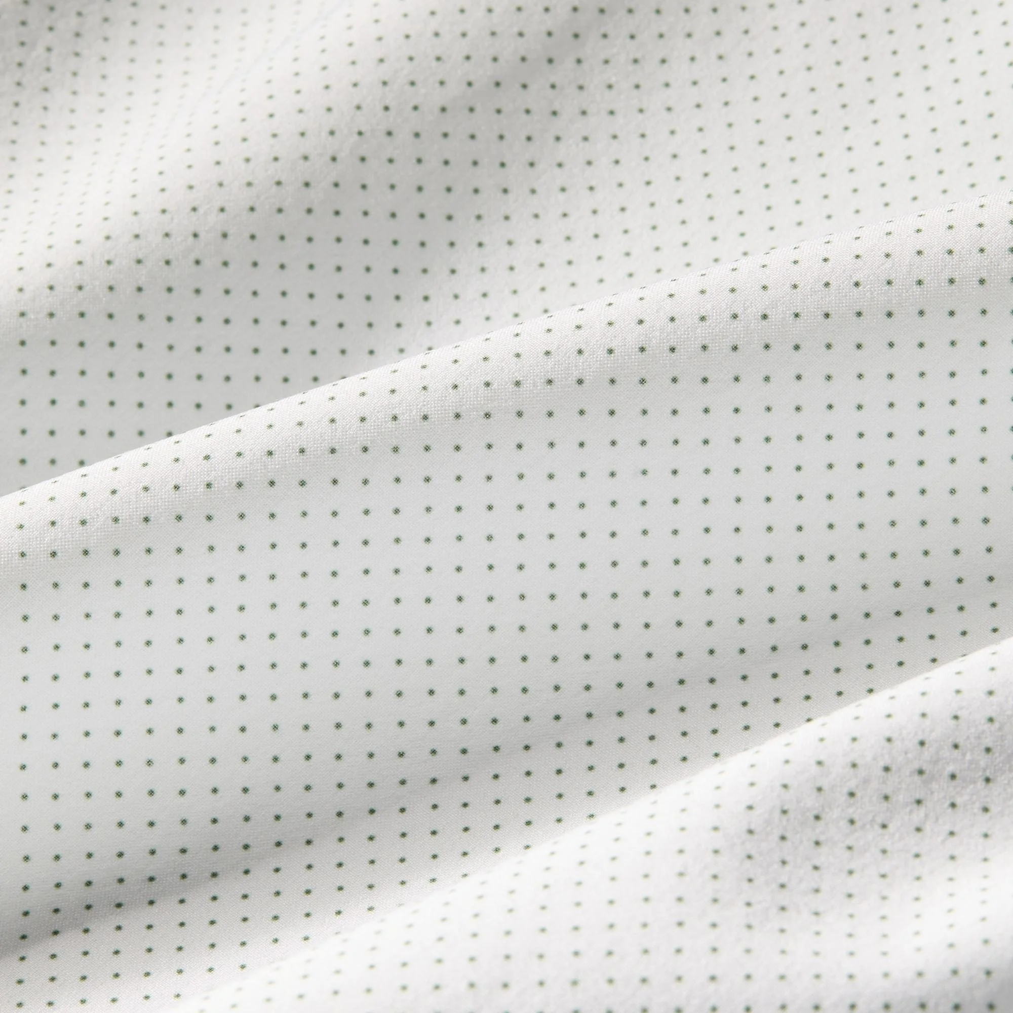 M+M Leeward Dress Shirt Olive Micro Dot