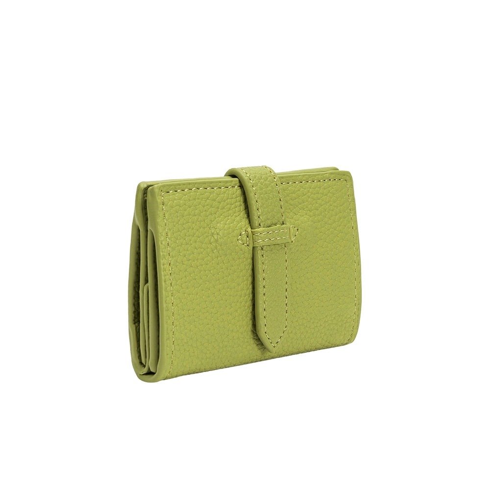 Pria Vegan Leather Wallet Pistachio