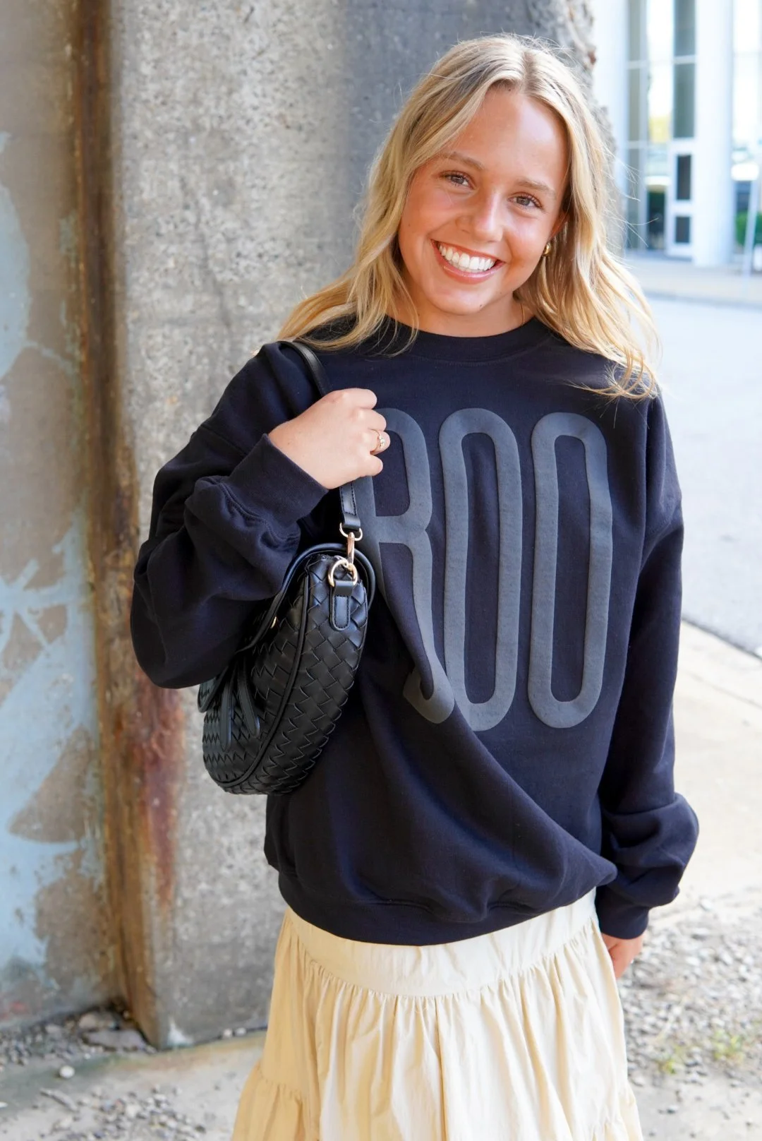 Boo Puff Halloween Sweatshirt
