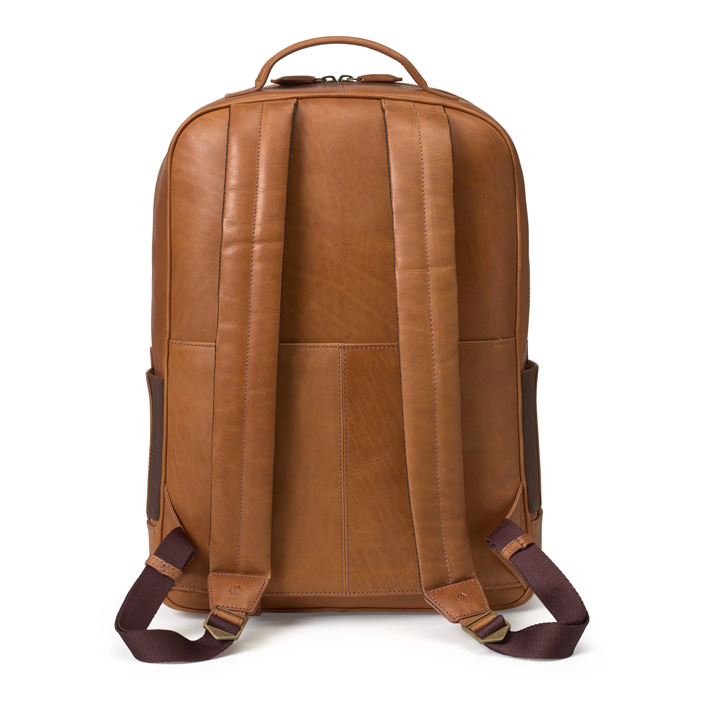 J&M Rhodes Backpack Tan Full Grain Leather