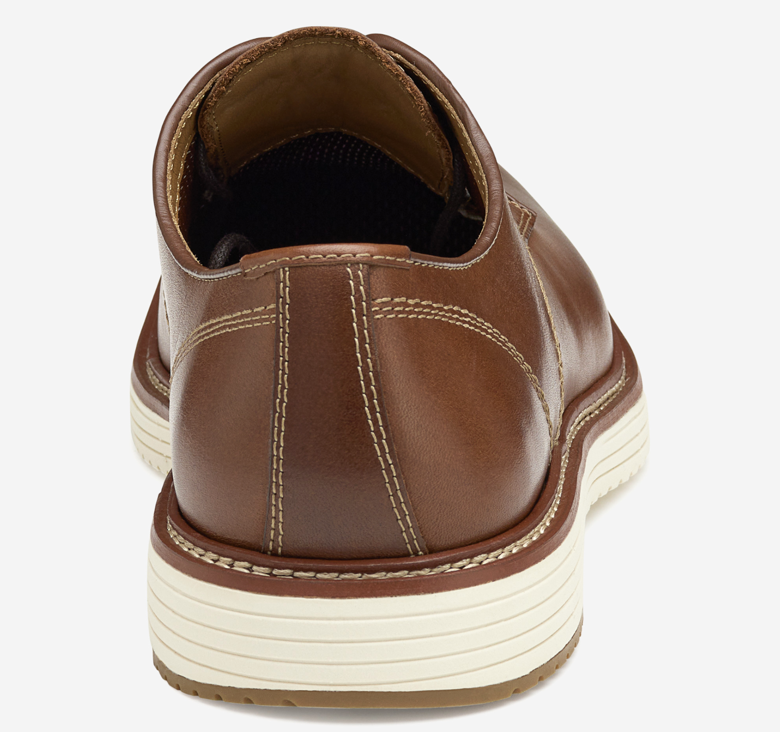 Johnston & Murphy Upton Plain Toe Tan Full Grain — Byron 