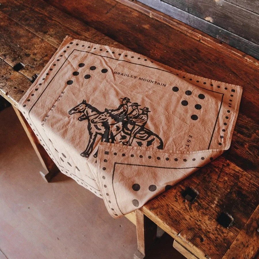Bradley Mountain Wrangler Bandana Tobacco