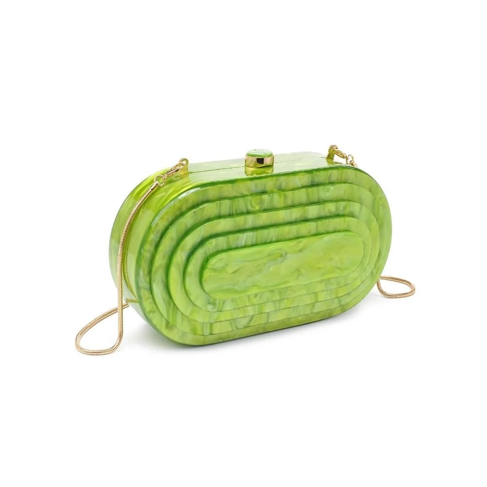 Jimberly Acrylic Evening Bag Citron
