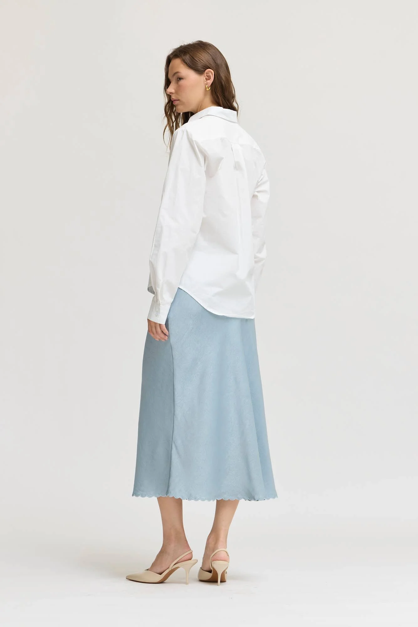 Classic Poplin Button Down White