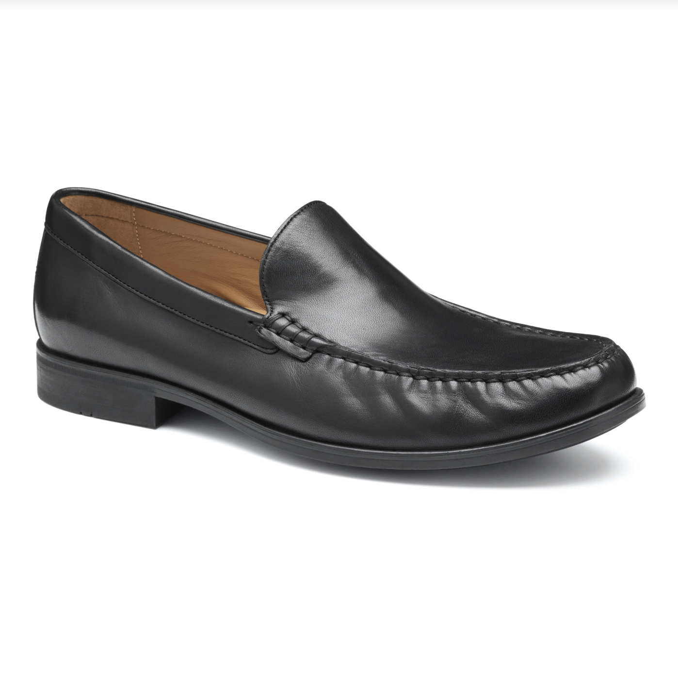 Johnston & Murphy Harrison Venetian Loafer Black Glove Leather