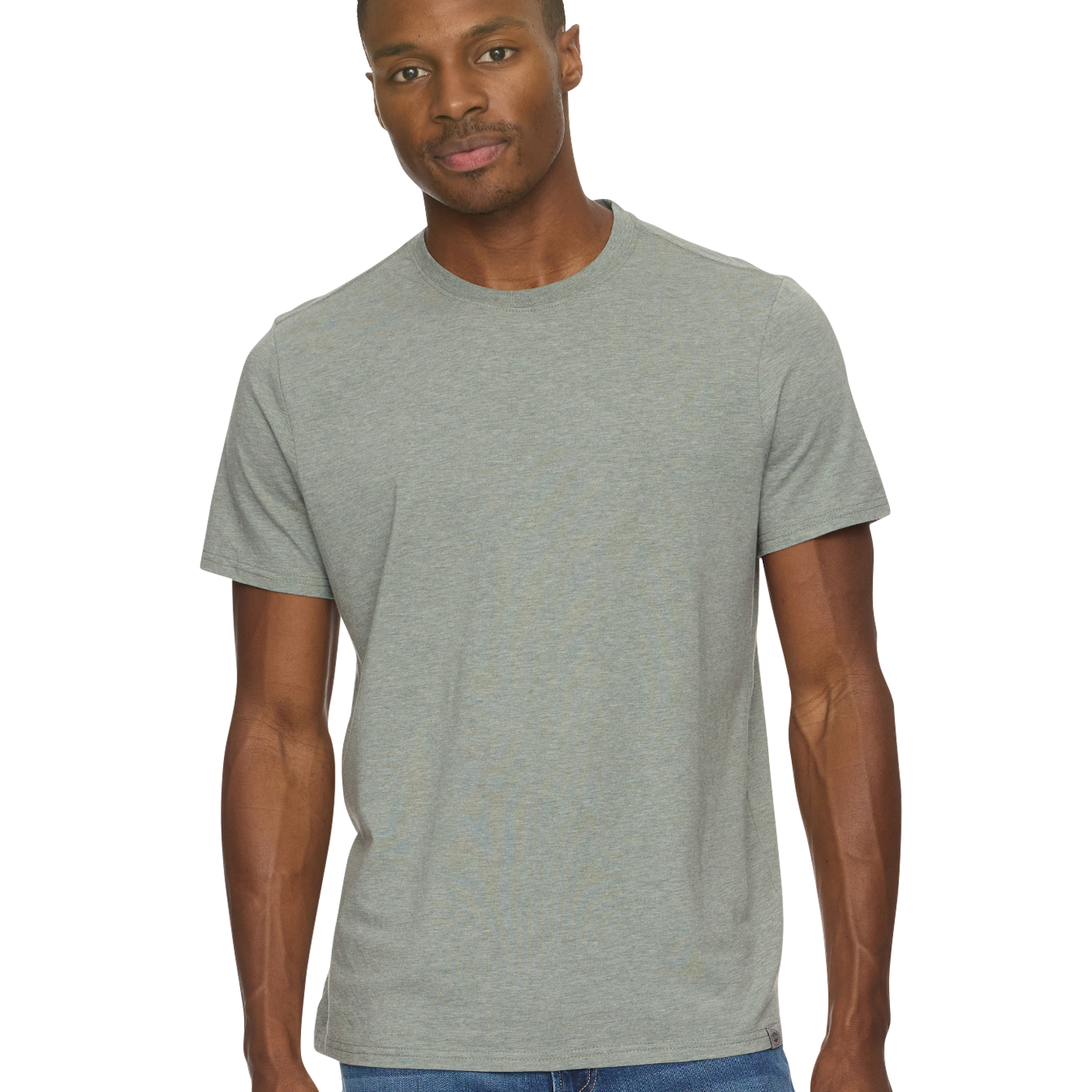Flag & Anthem Essential Stretch Comfort Crewneck Tee Sage Heather