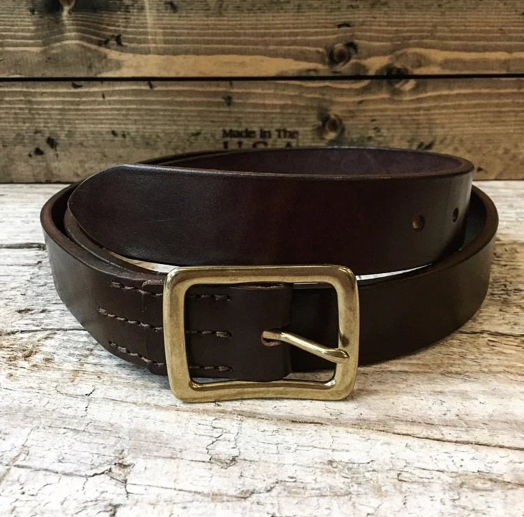 Red Wing Dark Brown Leather Belt