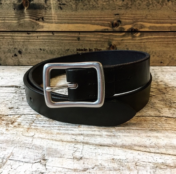 Red Wing Heritage Black Leather Belt — Byron &