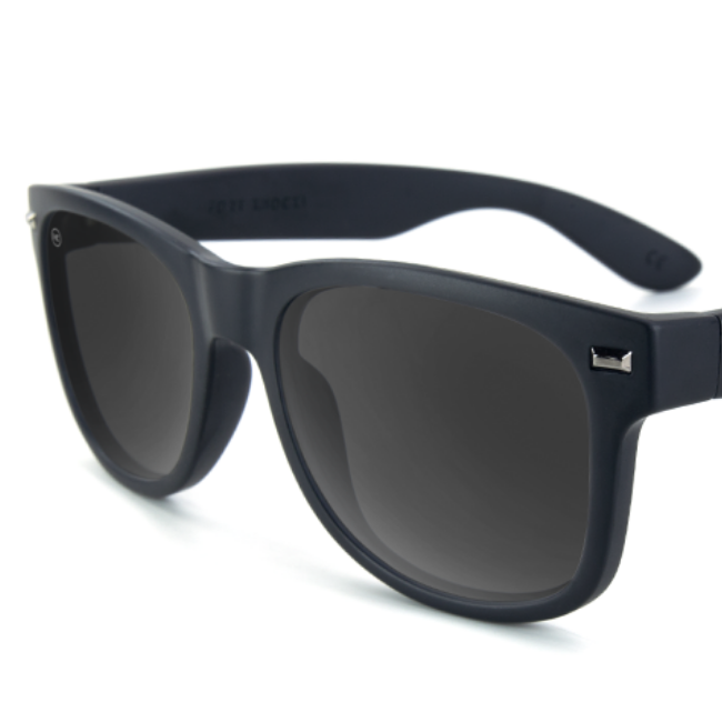 Knockaround Fort Knocks Matte Black on Black / Smoke Lens