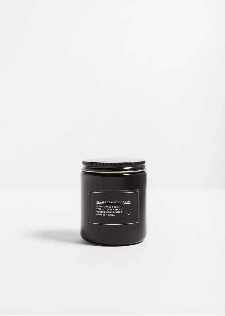 Square Trade Goods Grass & Cedar Candle