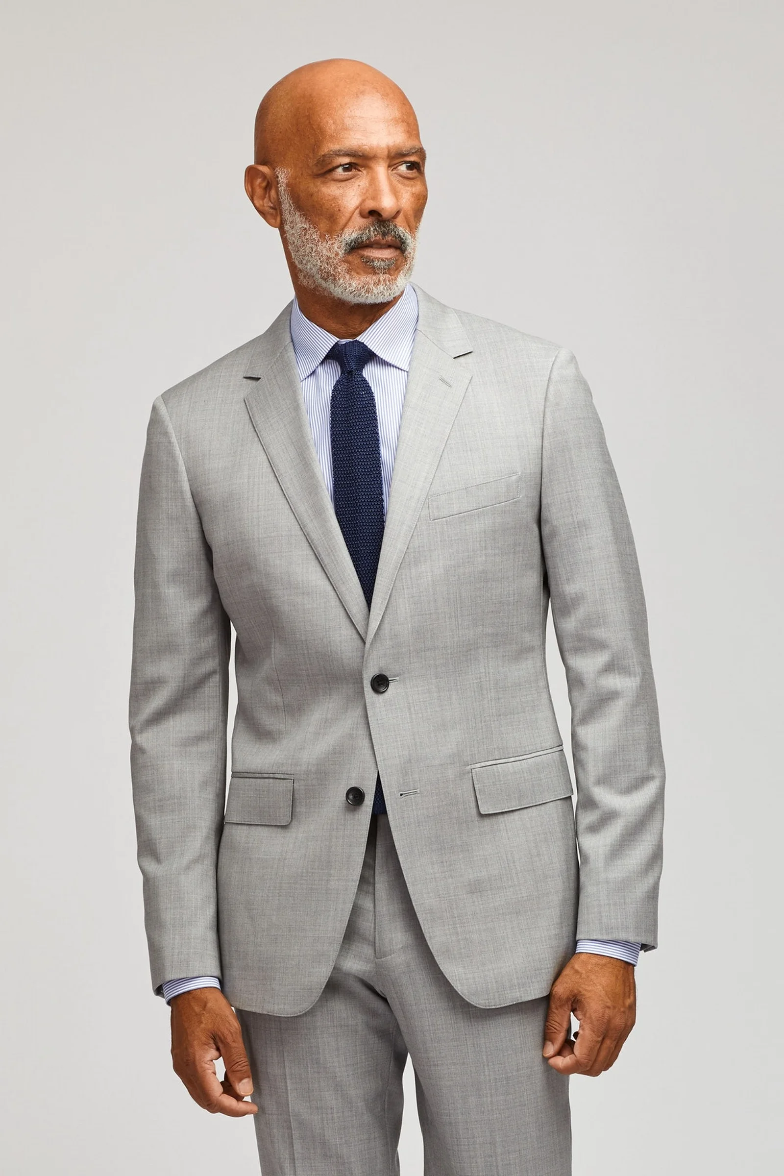 Bonobos Jetsetter Stretch Wool Suit Jacket Light Grey  Byron & Barclay
