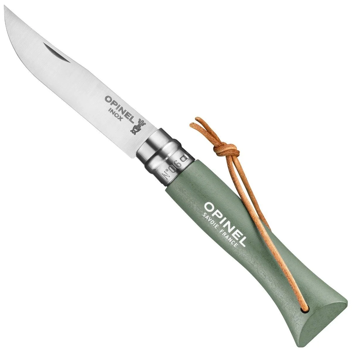 Opinel No.06 Stainless Steel Folding Knife Sage
