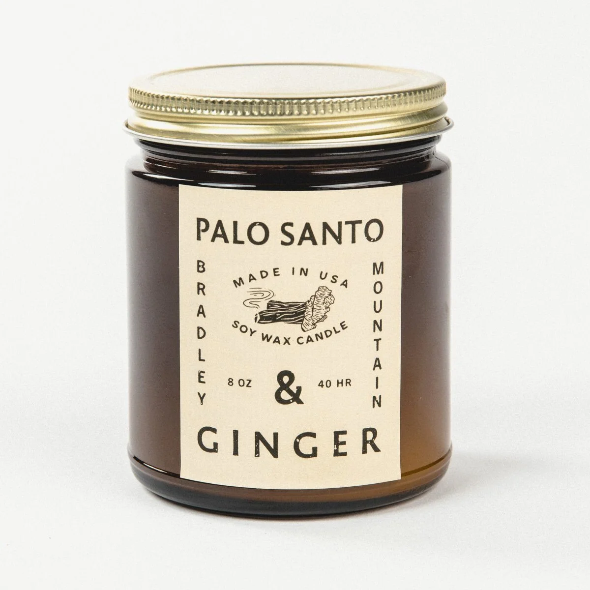 Bradley Mountain Palo Santo &amp; Ginger Candle