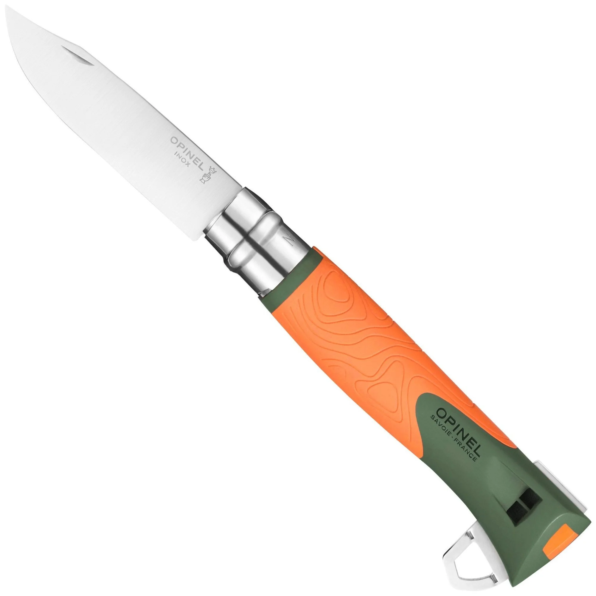 Opinel No. 12 Explore Outdoor Folding Knife Orange
