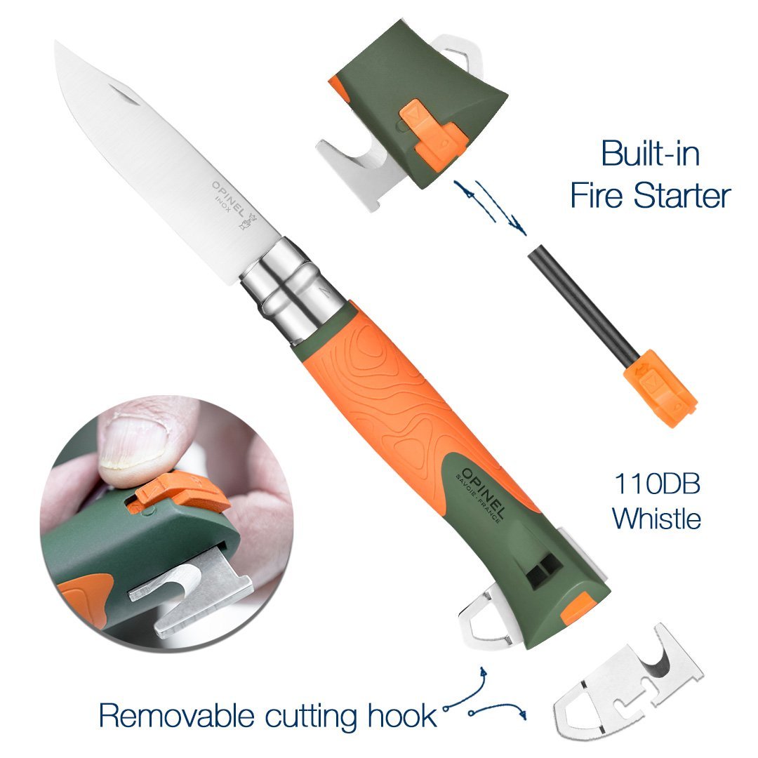 Opinel No. 12 Explore Outdoor Folding Knife
