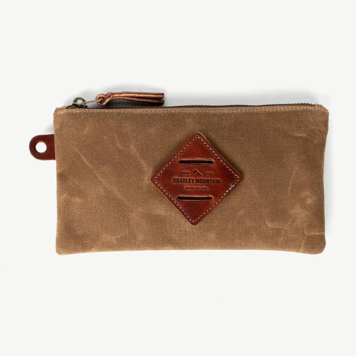 Bradley Mountain Zip Pouch Brush Brown