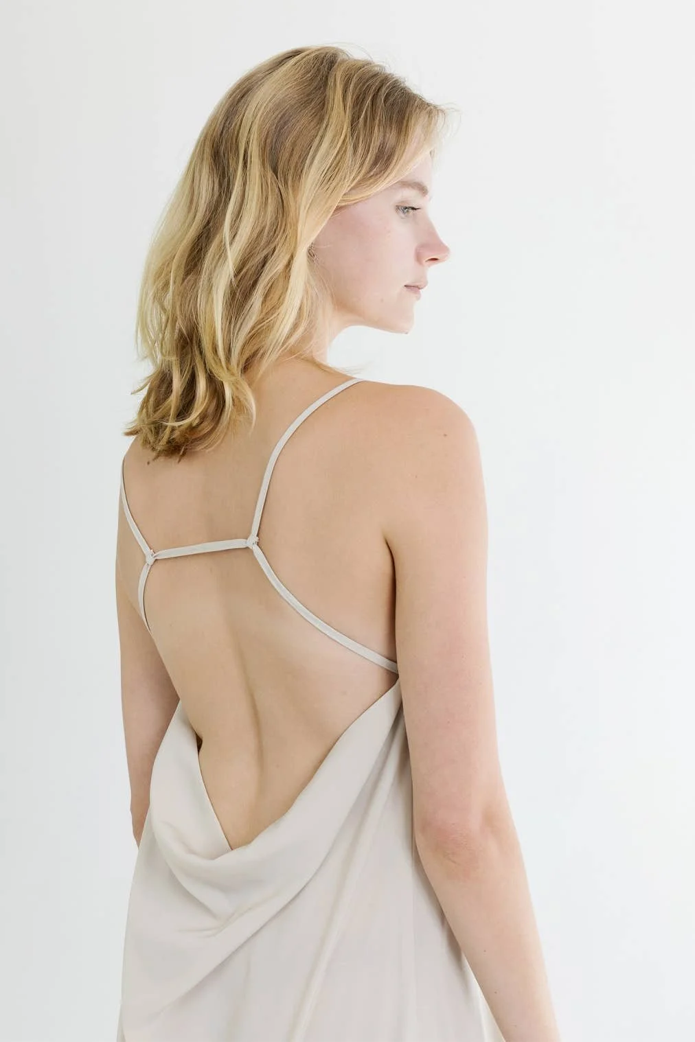 The Aylee Dress Light Taupe