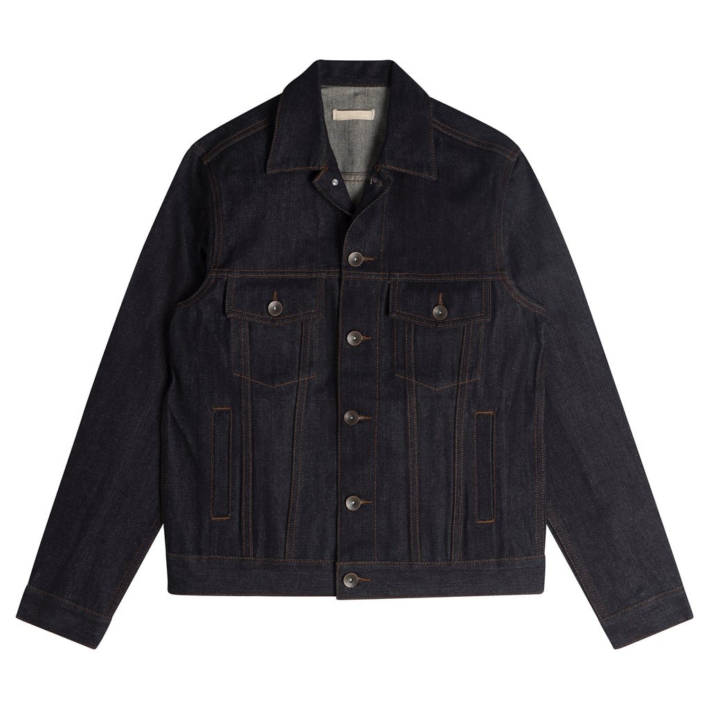 UB901 14.5oz Indigo Selvedge Denim Jacket — Byron & Barclay