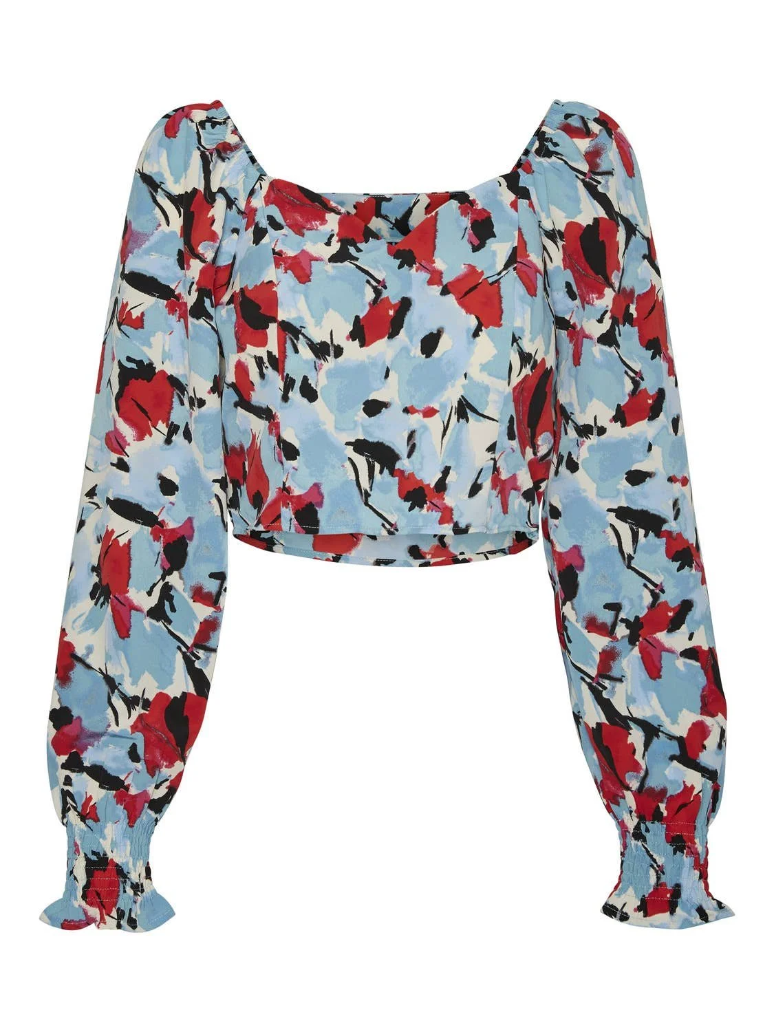 Hui Floral Crop Blouse
