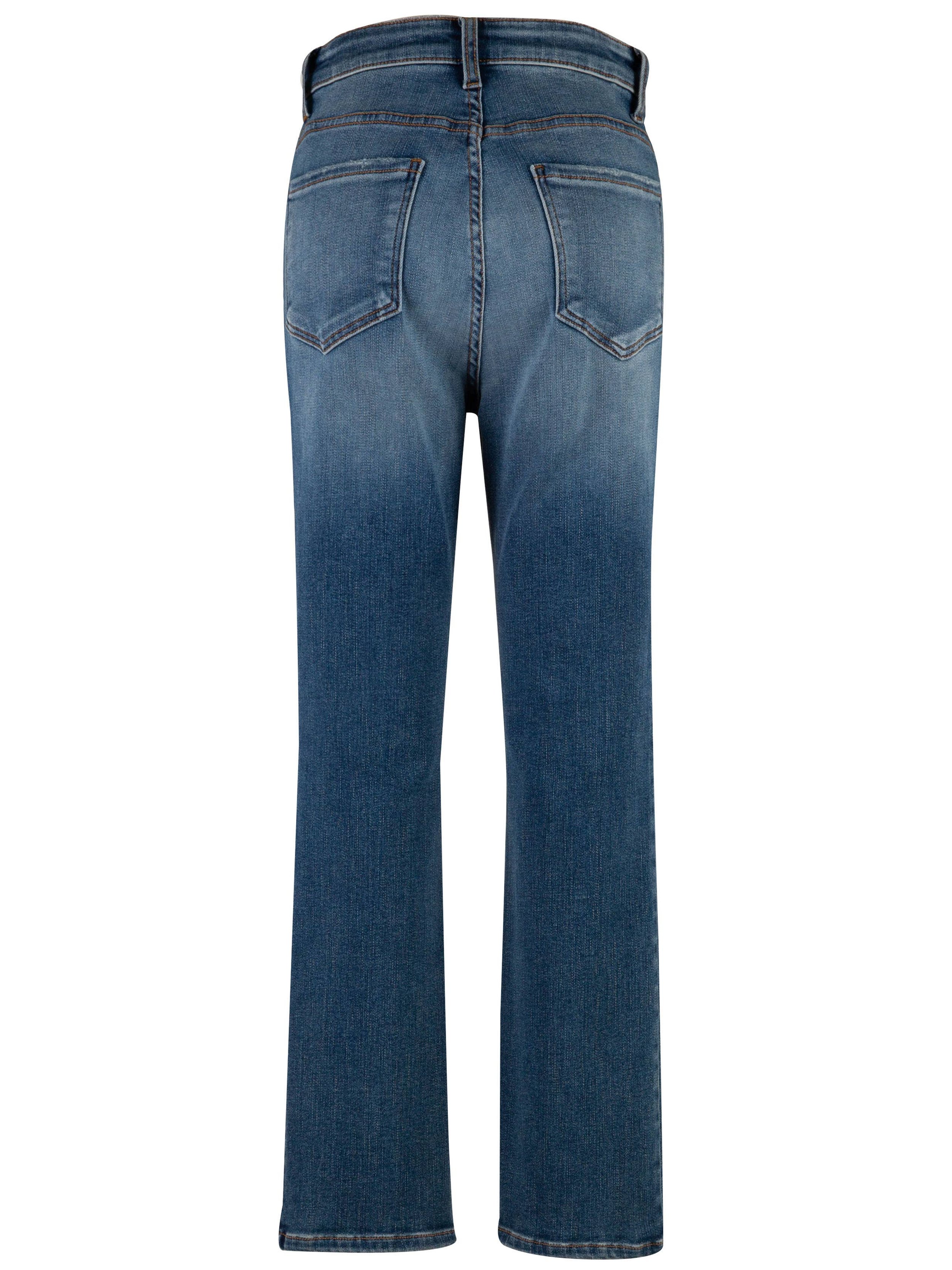 Paisley High Rise Slim Straight Leg Jean