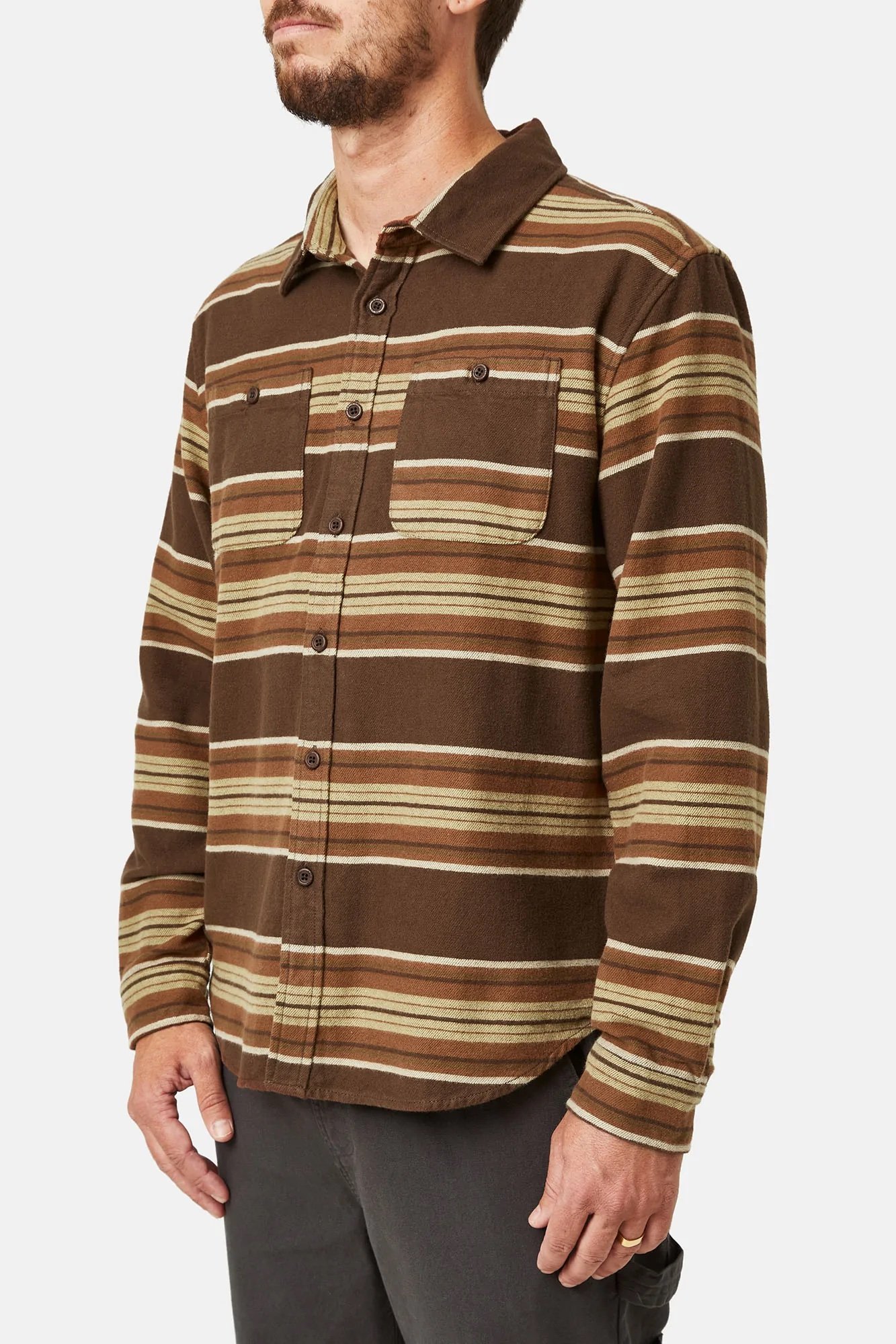 Katin Sierra Flannel Dark Brown
