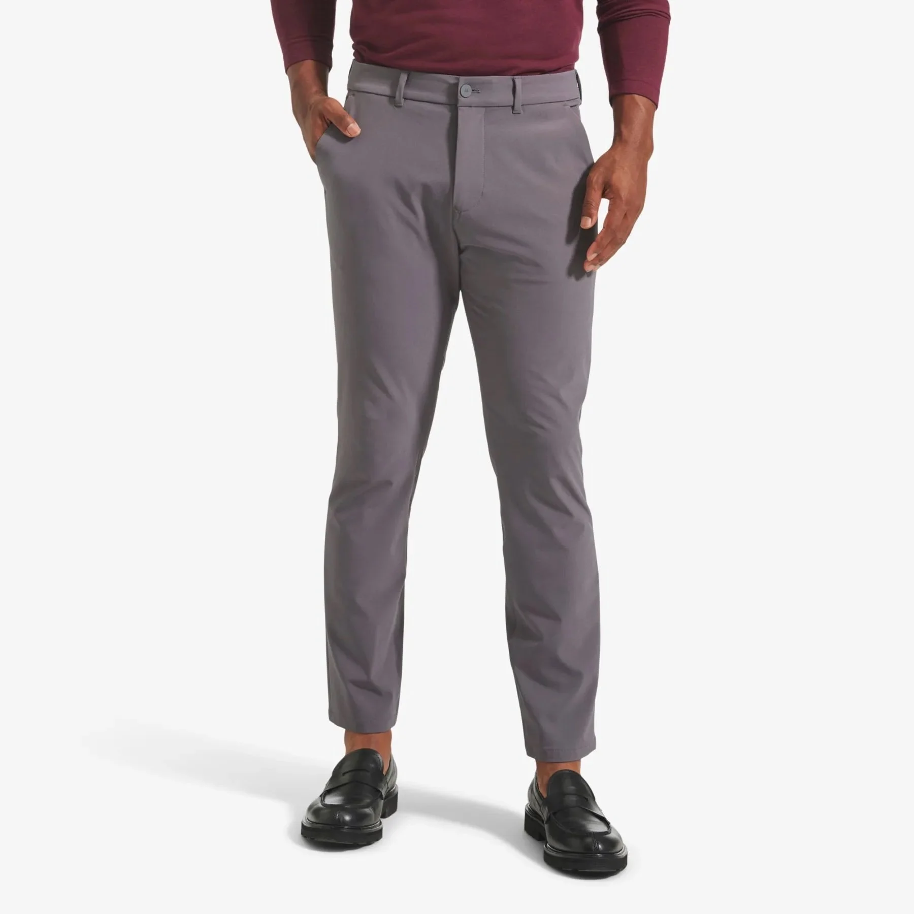 Mizzen + Main Helmsman Chino Pant Charcoal