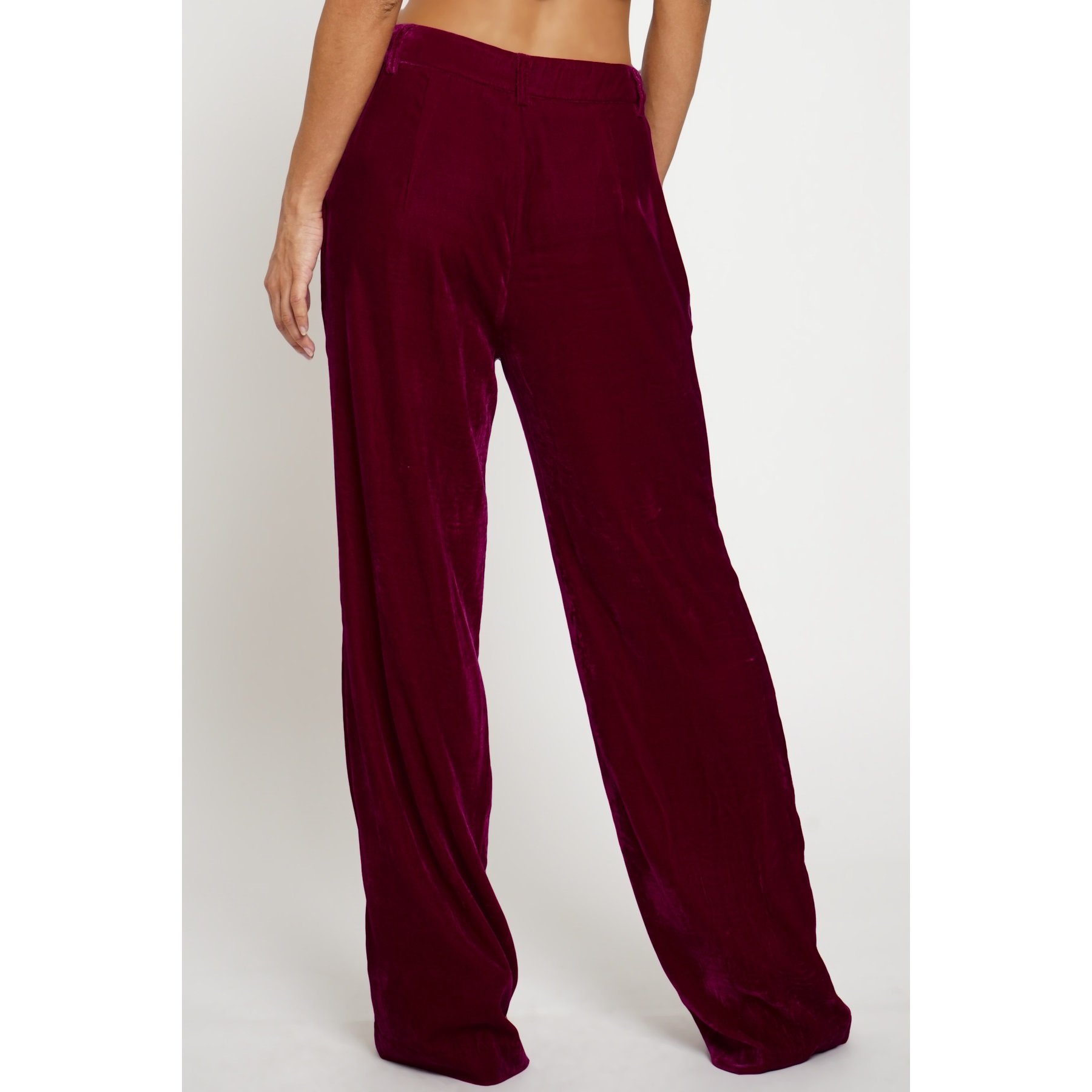 Velvet Trousers Bordeaux