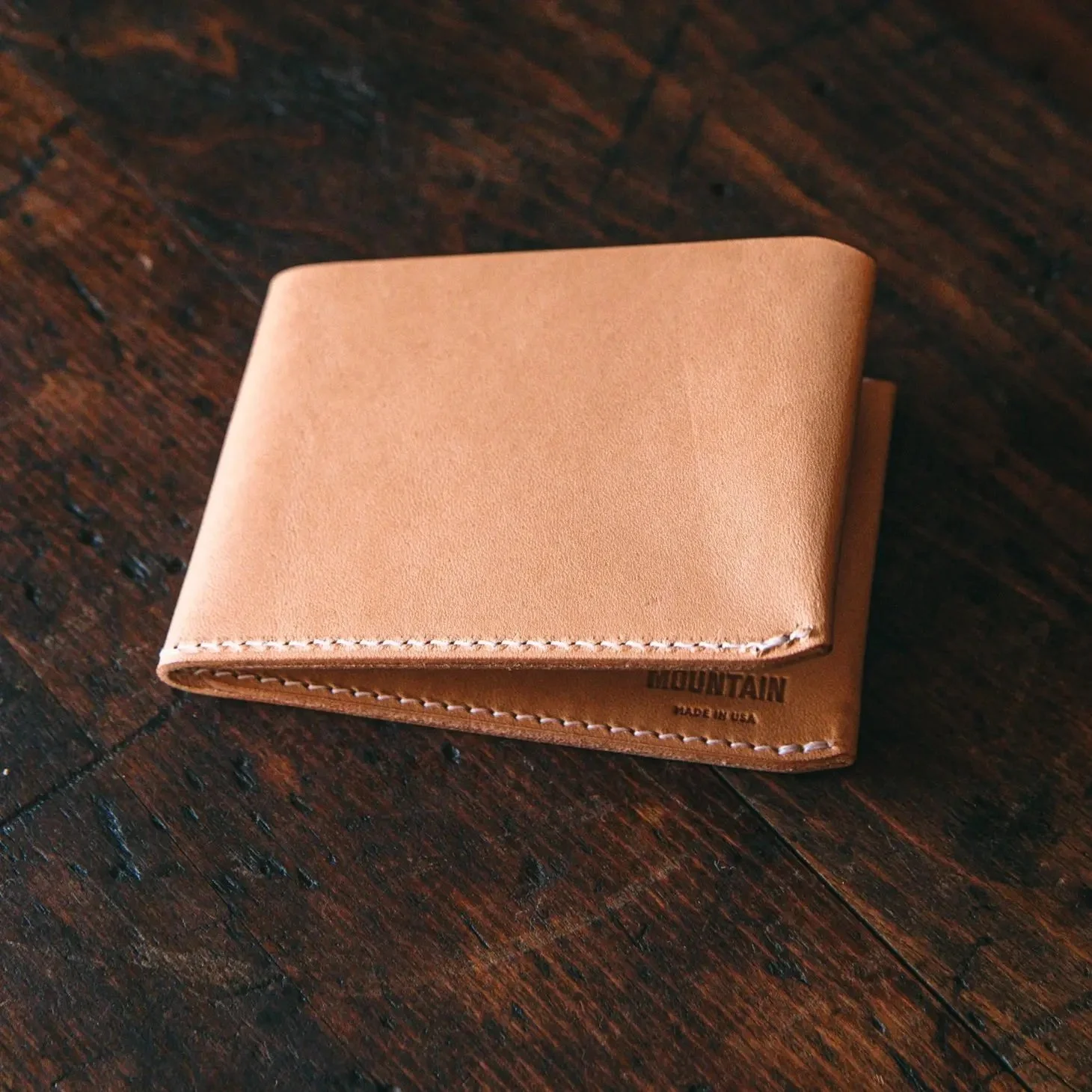 Bradley Mountain Minimal Billfold Wallet Natural