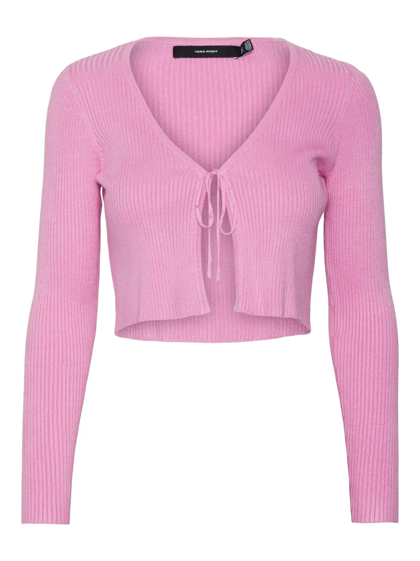 Tシャツ・カットソー ETRO Pink Cotton Blend Cardigan Glory Tie String Rib Cardigan — Byron & Barclay