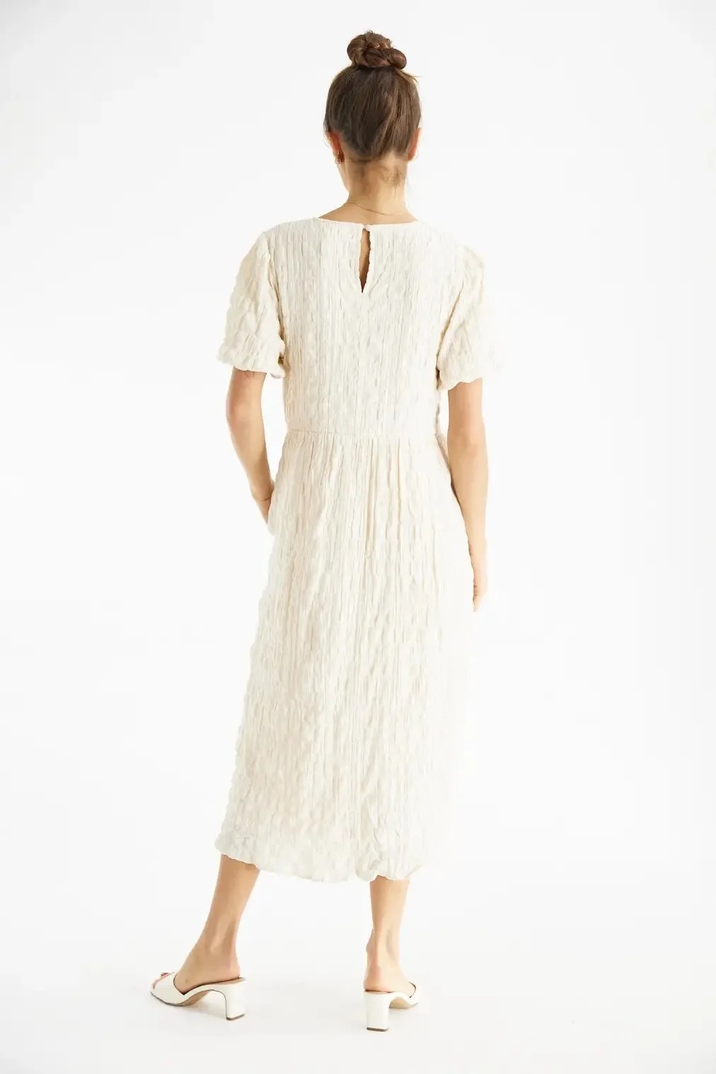 white two piece maxi dress Celeste Cut-Out Detail Waist Two-Piece Maxi Dress in Yellow, Women's Cut-Out Detail Waist Two-Piece Maxi Dress, SOERA